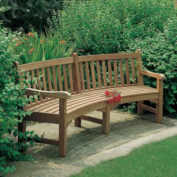 Teak patio bench sale
